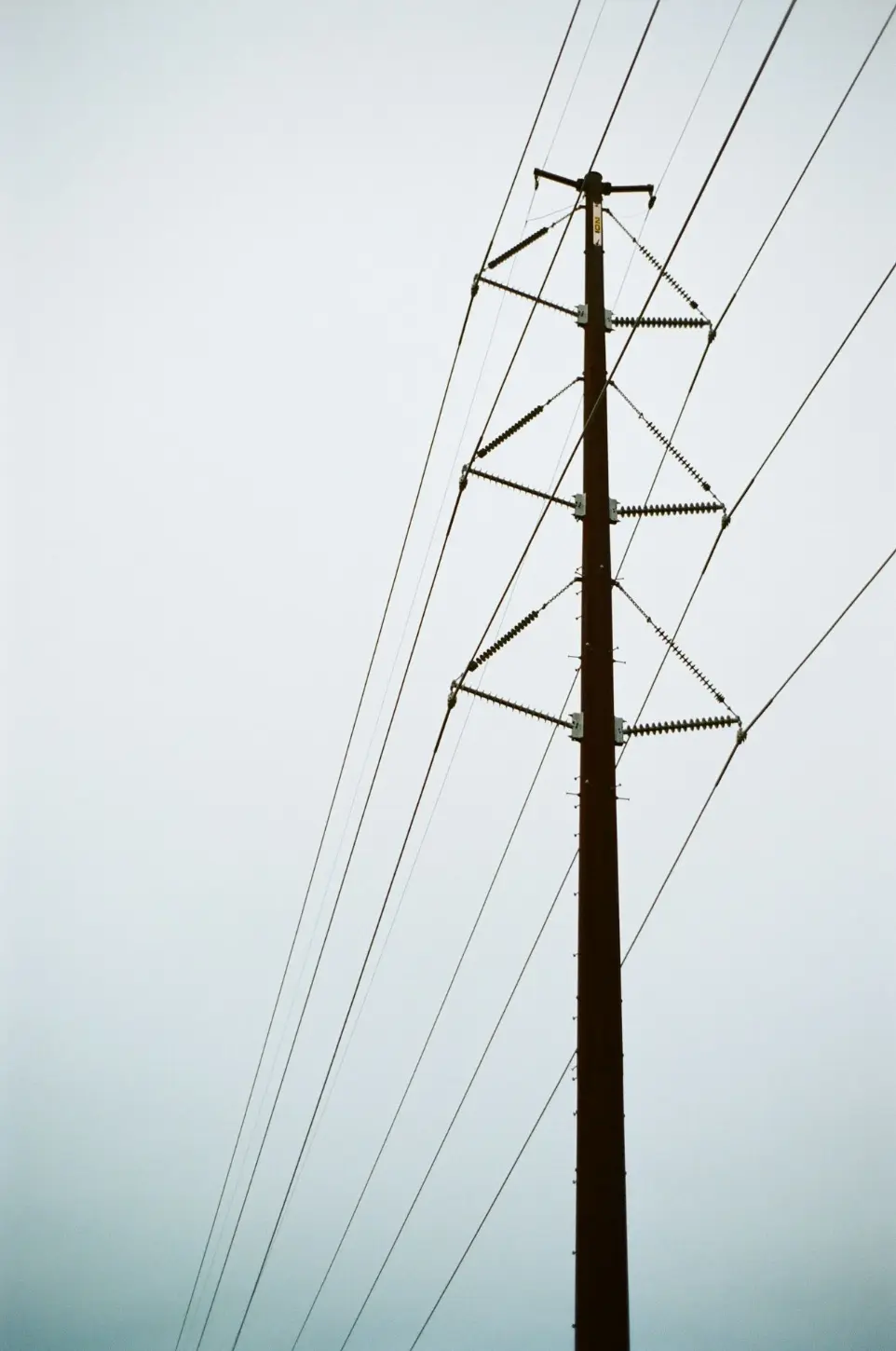 black street post at daytime